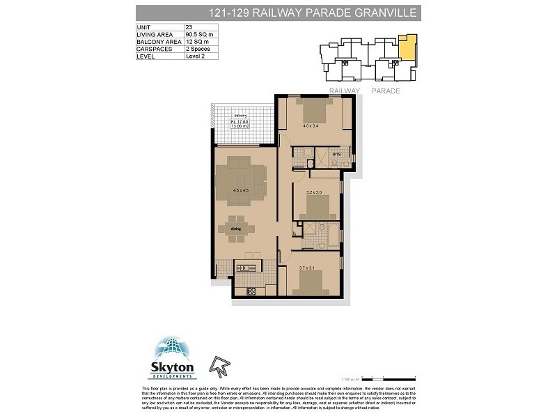 23 / 121 -127 Railway Parade,, Granville NSW 2142