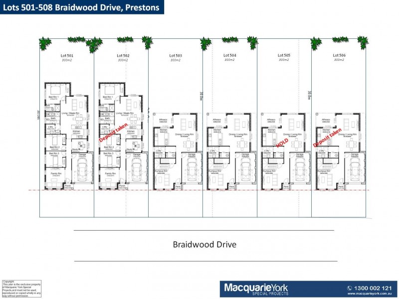 Lots 501-508 Braidwood Drive, Prestons NSW 2170