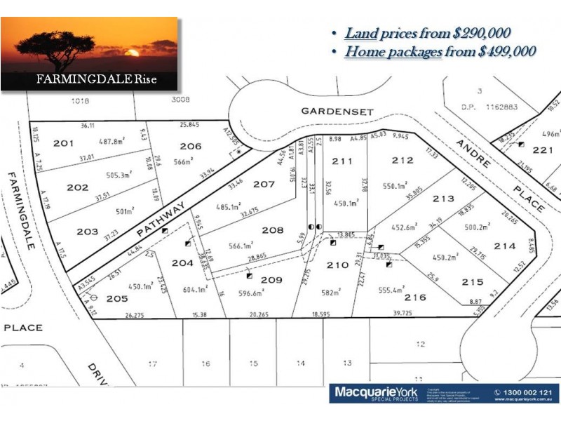 Lots 222-226 Farmingdale Drive, Blacktown NSW 2148