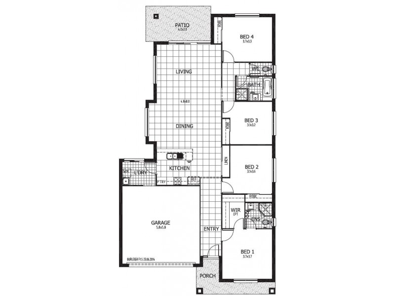 Lot 208 Fremont Street, Calliope QLD 4680 Floorplan