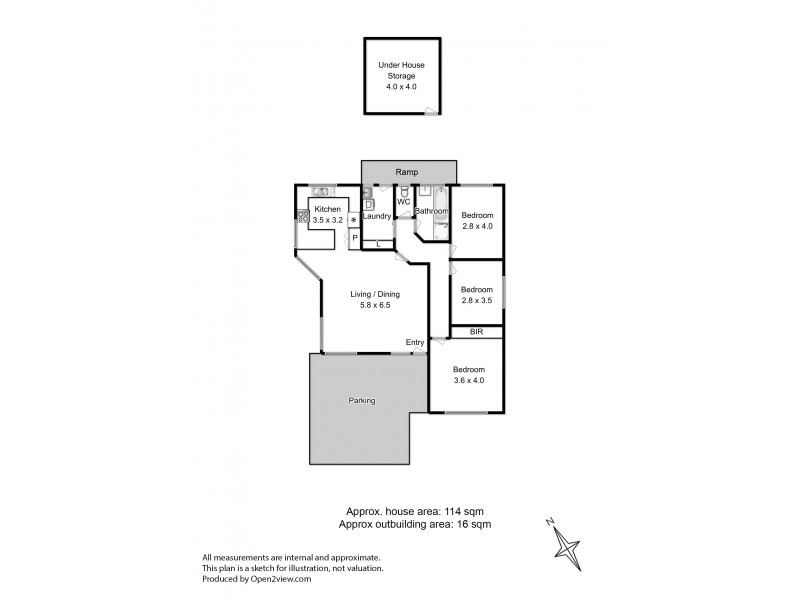 Unit 1 of 38 Hutchins Street, Kingston TAS 7050 Floorplan