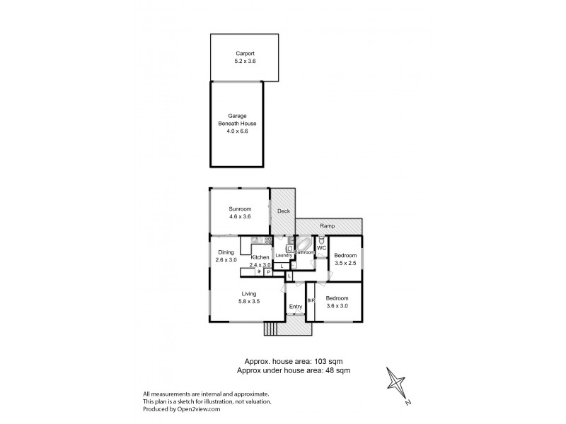 16 Stirling Avenue, Blackmans Bay TAS 7052 Floorplan