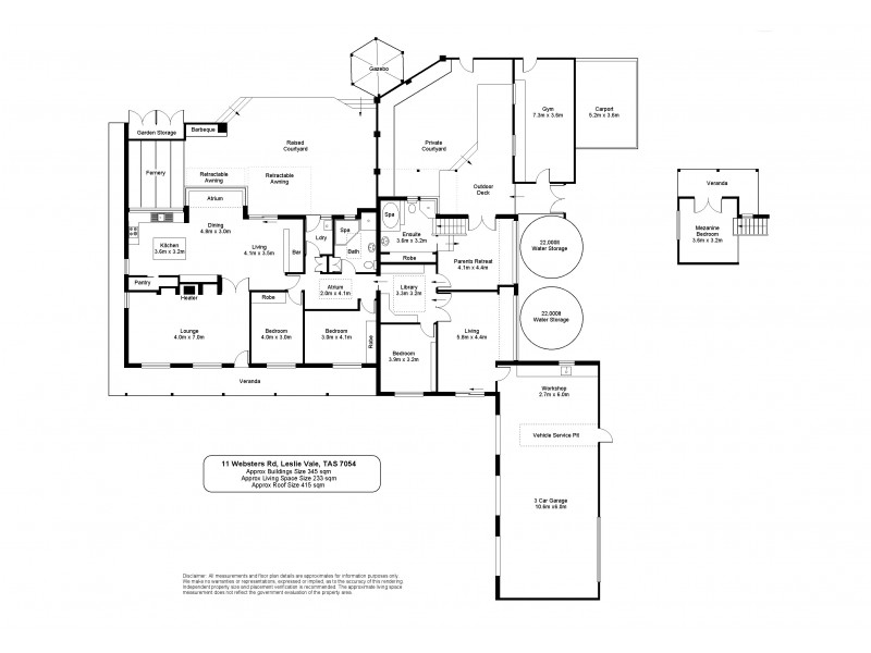 11 Websters Road, Leslie Vale TAS 7054 Floorplan
