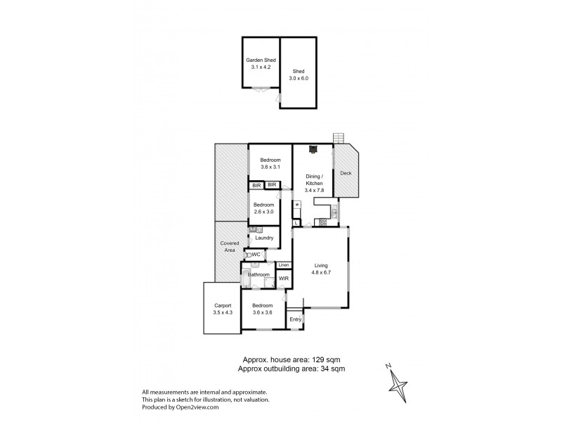 61 Woodlands Drive, Blackmans Bay TAS 7052 Floorplan