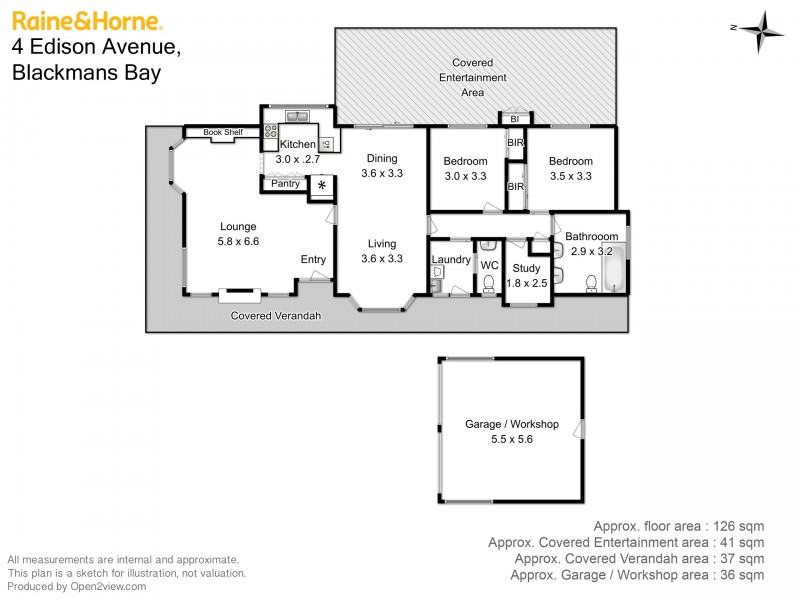 4 Edison Avenue, Blackmans Bay TAS 7052 Floorplan