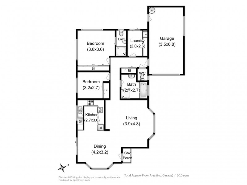 1/53 Incana Road, Margate TAS 7054 Floorplan