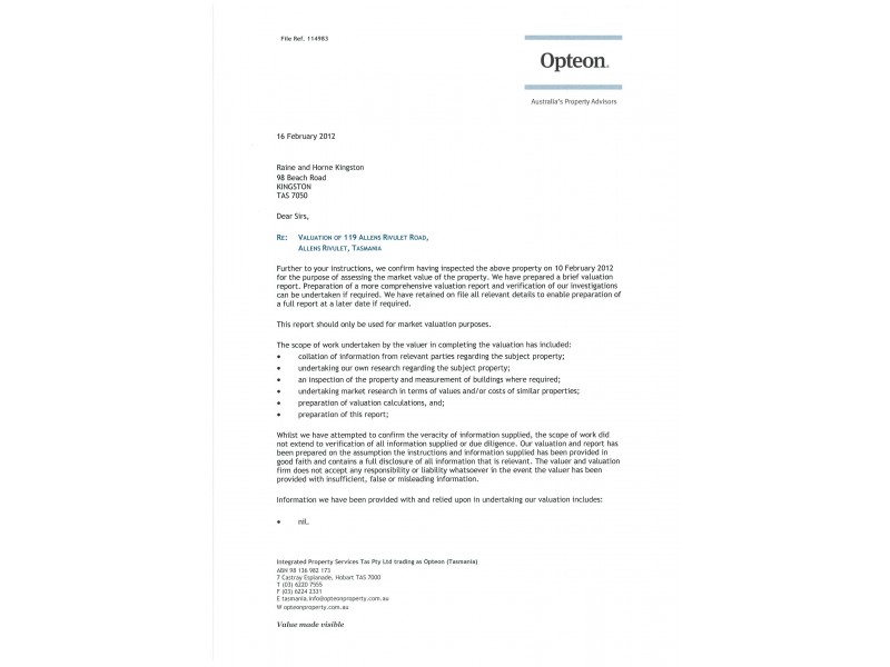 119 Allens Rivulet Road, Allens Rivulet TAS 7150