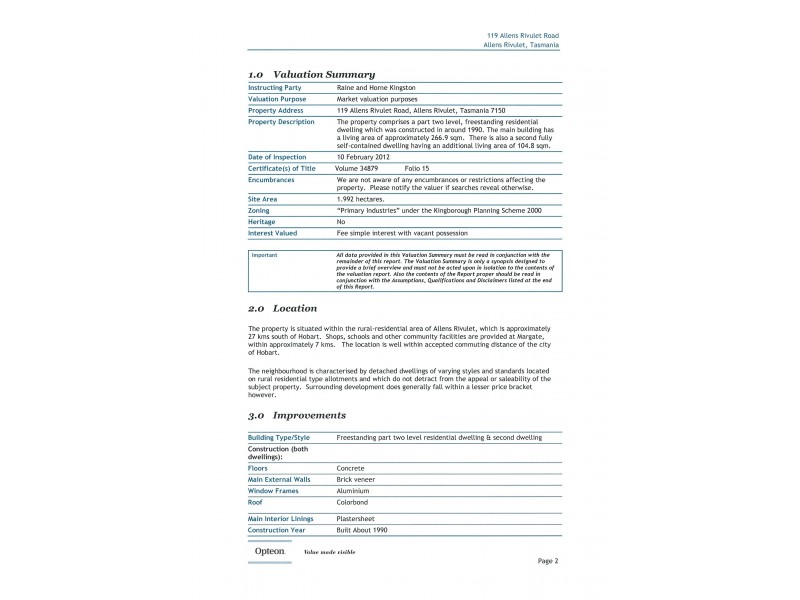 119 Allens Rivulet Road, Allens Rivulet TAS 7150