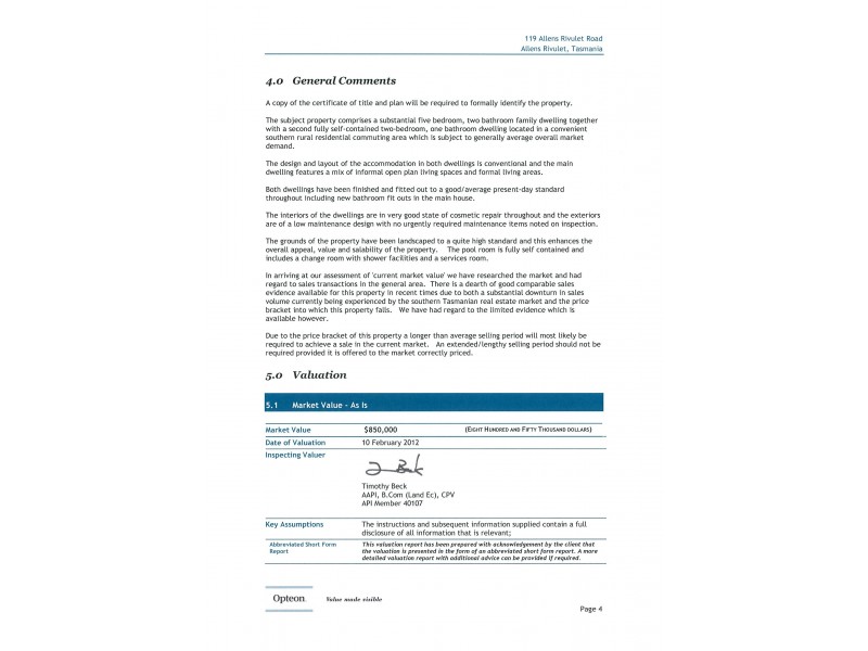 119 Allens Rivulet Road, Allens Rivulet TAS 7150