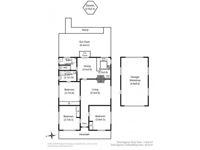 128 Roslyn Avenue, Blackmans Bay TAS 7052 Floorplan