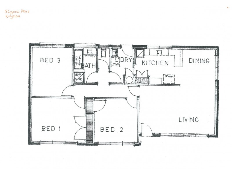 5 Cypress Place, Kingston TAS 7050 Floorplan