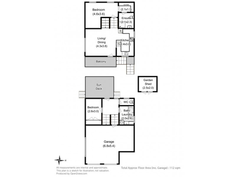 10/180 Roslyn Avenue, Blackmans Bay TAS 7052 Floorplan