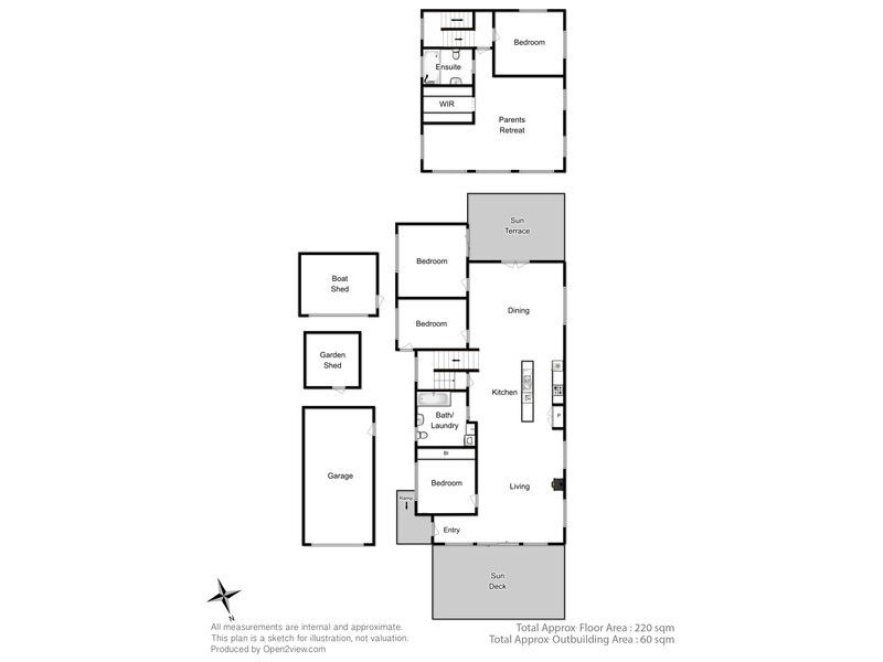 180 Coningham Road, Coningham TAS 7054 Floorplan