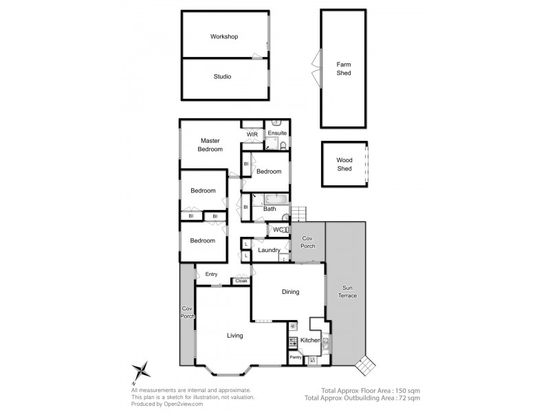 3 Billanbri Court, Blackmans Bay TAS 7052 Floorplan