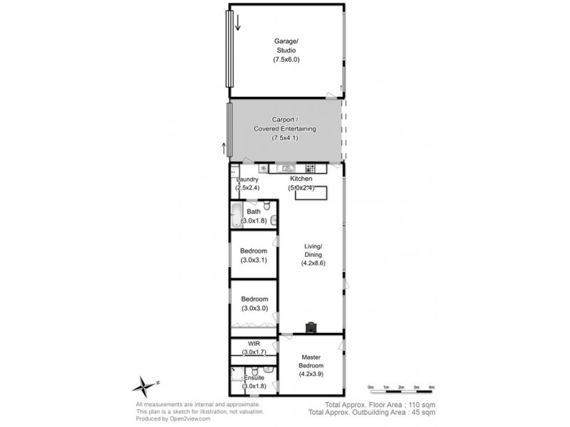 6 Weedings Way, Woodbridge TAS 7162 Floorplan