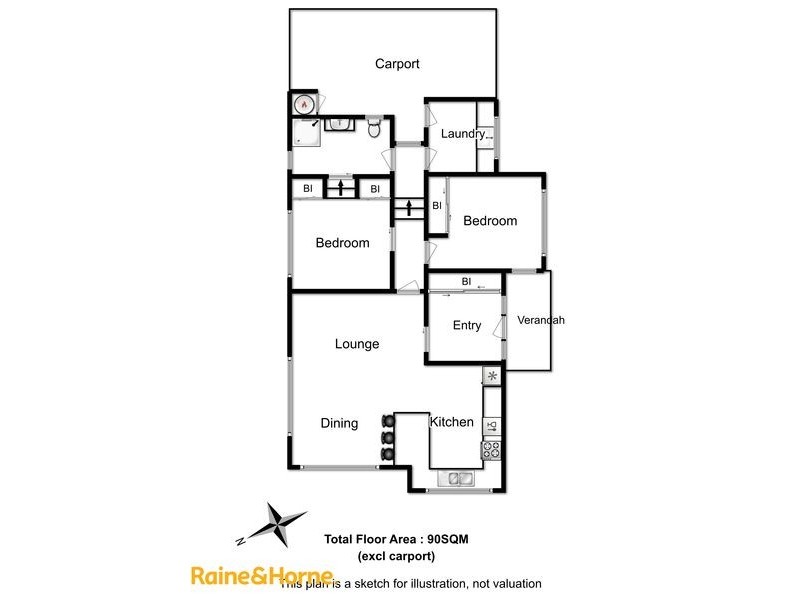 1/33 Moir Road, Kingston TAS 7050 Floorplan