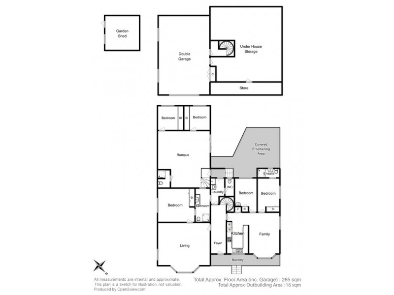 6 Montego Court, Blackmans Bay TAS 7052 Floorplan