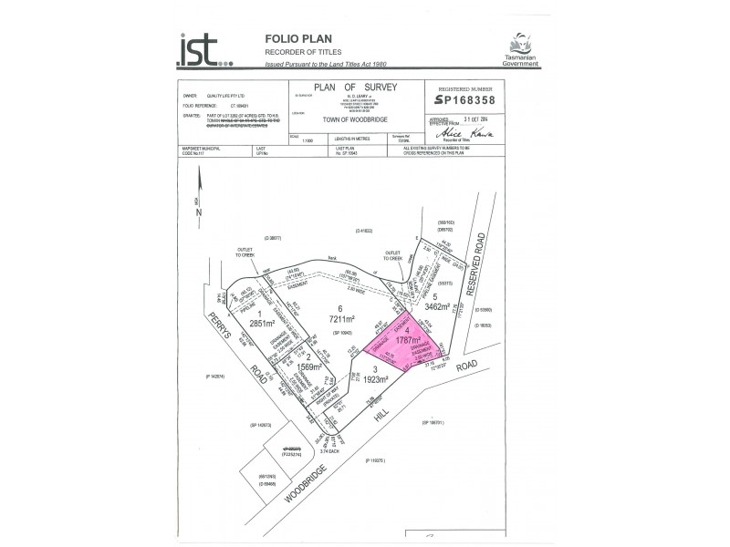 Lot 4/4 Perrys Road, Woodbridge TAS 7162 Floorplan