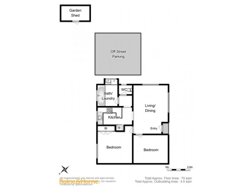 2/6 Lewan Avenue, Kingston TAS 7050 Floorplan