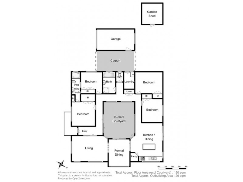1 Emerald Court, Blackmans Bay TAS 7052 Floorplan