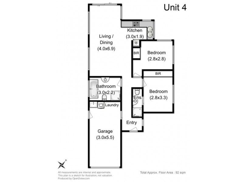 4/358 Redwood Road Algona Rise, Kingston TAS 7050 Floorplan