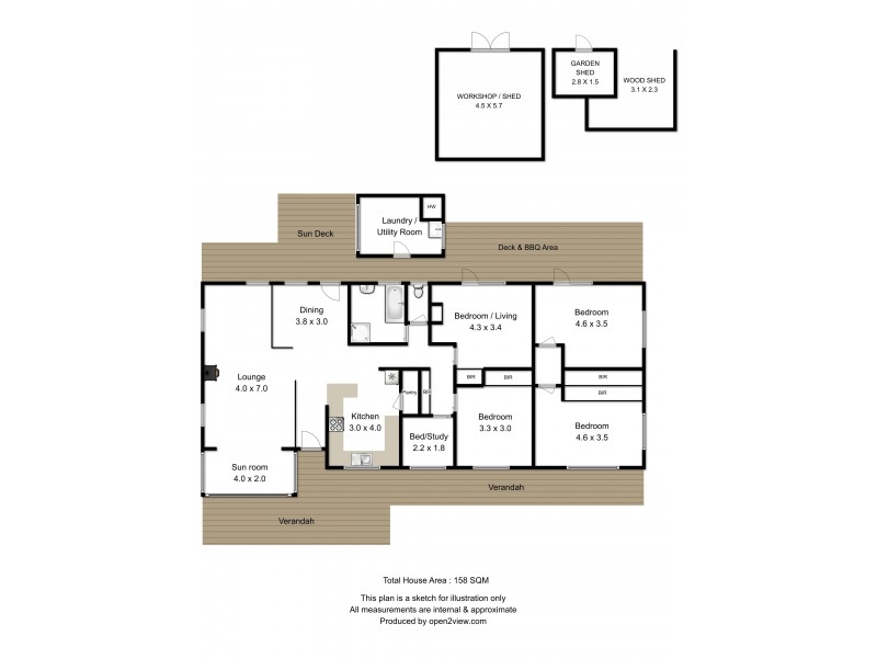 659 Nicholls Rivulet Road, Oyster Cove TAS 7150 Floorplan