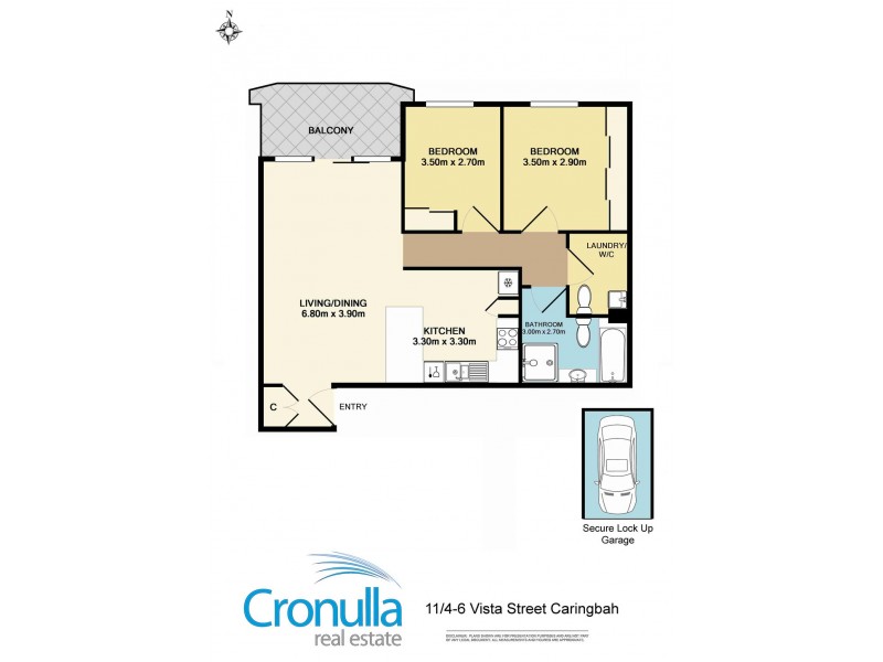 11/4-6 Vista St, Caringbah NSW 2229 Floorplan