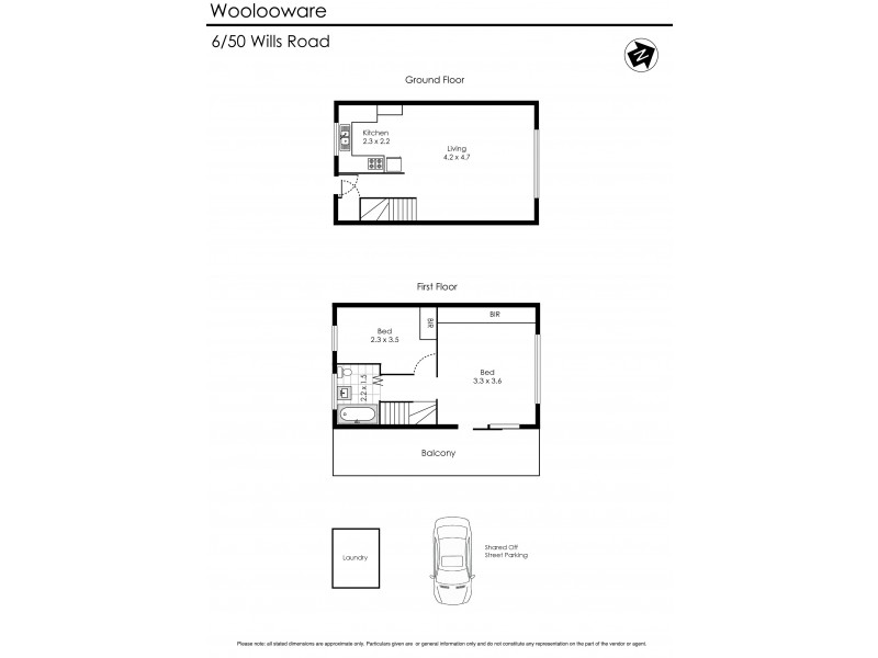6/50 Wills Road, Woolooware NSW 2230 Floorplan
