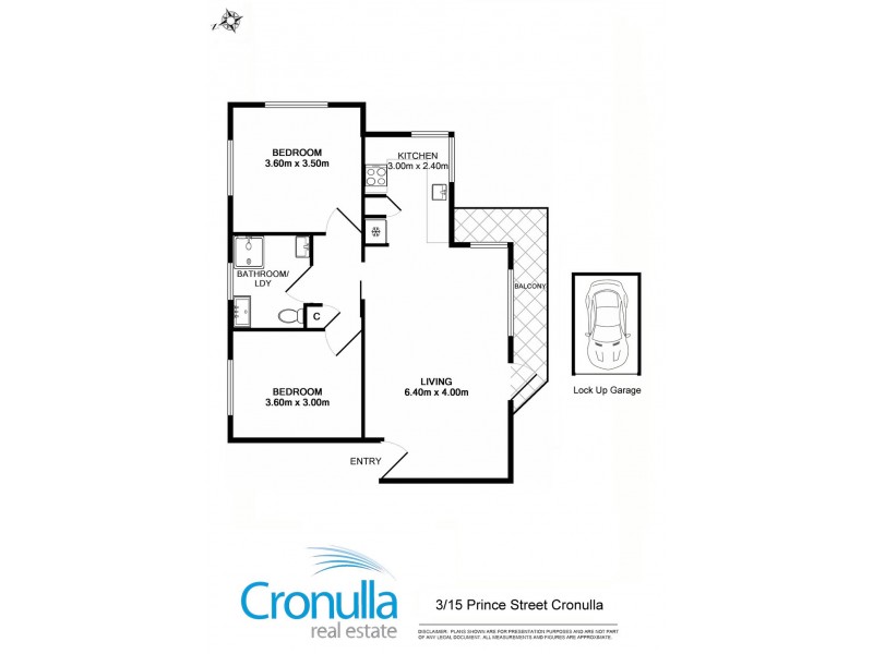 3/15 Prince Street, Cronulla NSW 2230 Floorplan