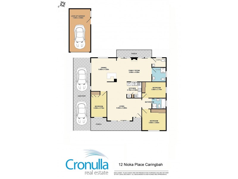 12 Nioka Place, Caringbah NSW 2229 Floorplan
