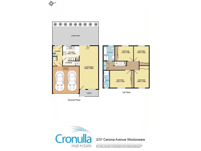 2/35-37 Caronia Ave, Woolooware NSW 2230 Floorplan