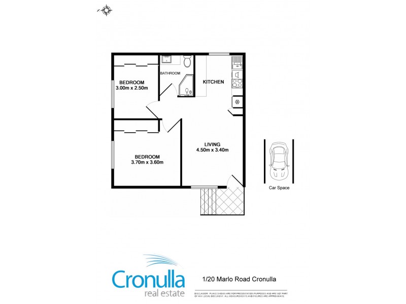 1/20 Marlo Road, Cronulla NSW 2230 Floorplan