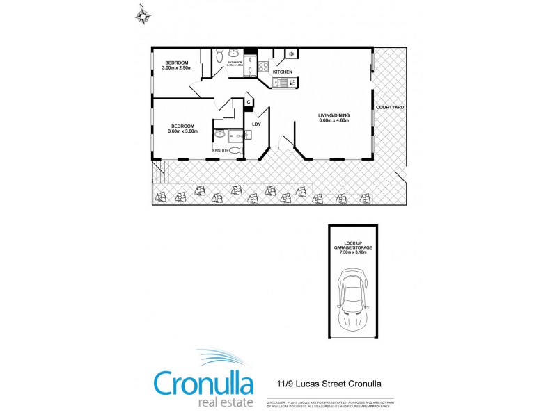 11/9 Lucas Street, Cronulla NSW 2230 Floorplan