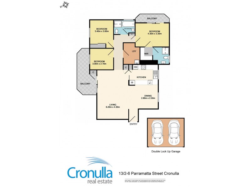 13/2-6 Parramata St, Cronulla NSW 2230 Floorplan