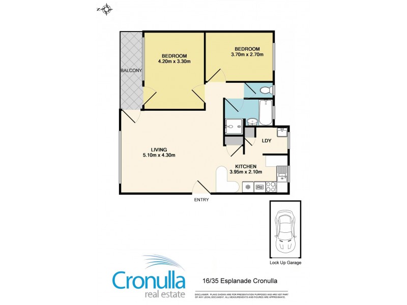 16/35 The Esplanade, Cronulla NSW 2230 Floorplan