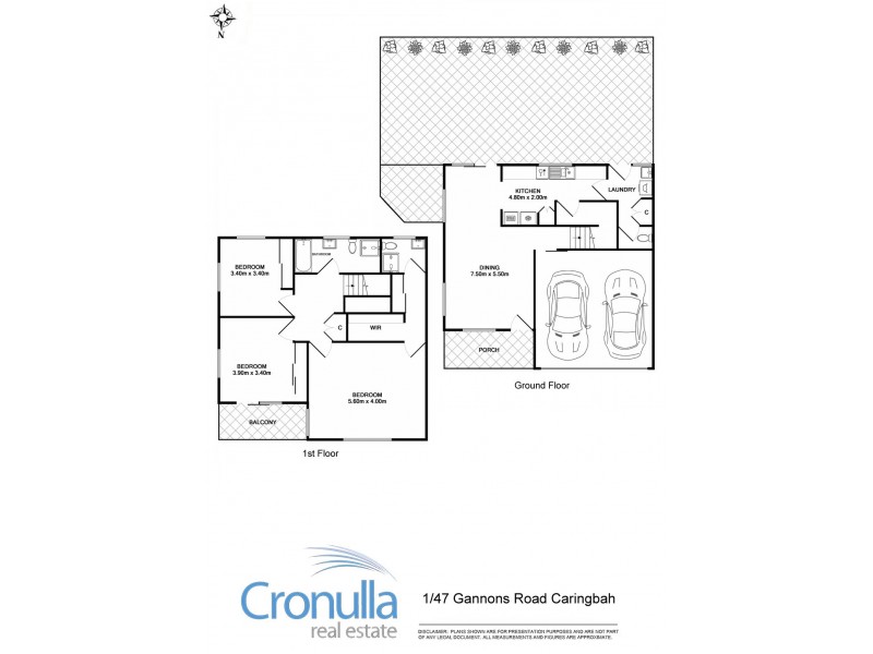 1/47-49 Gannons Road, Caringbah NSW 2229 Floorplan