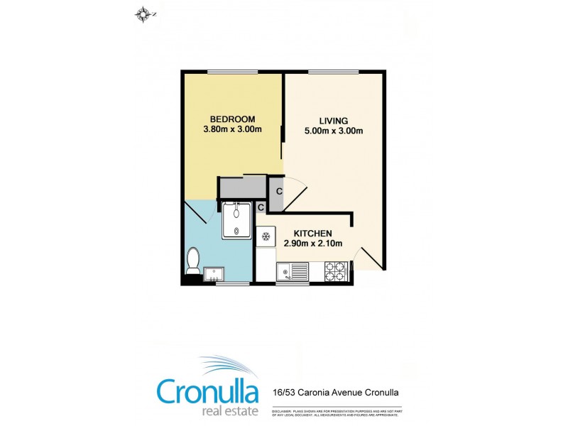 16/53 Caronia Ave, Woolooware NSW 2230 Floorplan