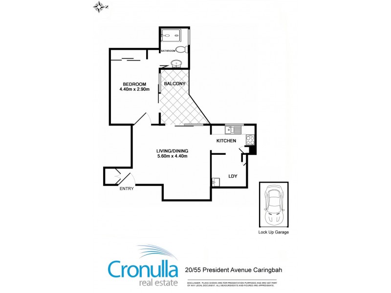20/55 President Avenue, Caringbah NSW 2229 Floorplan