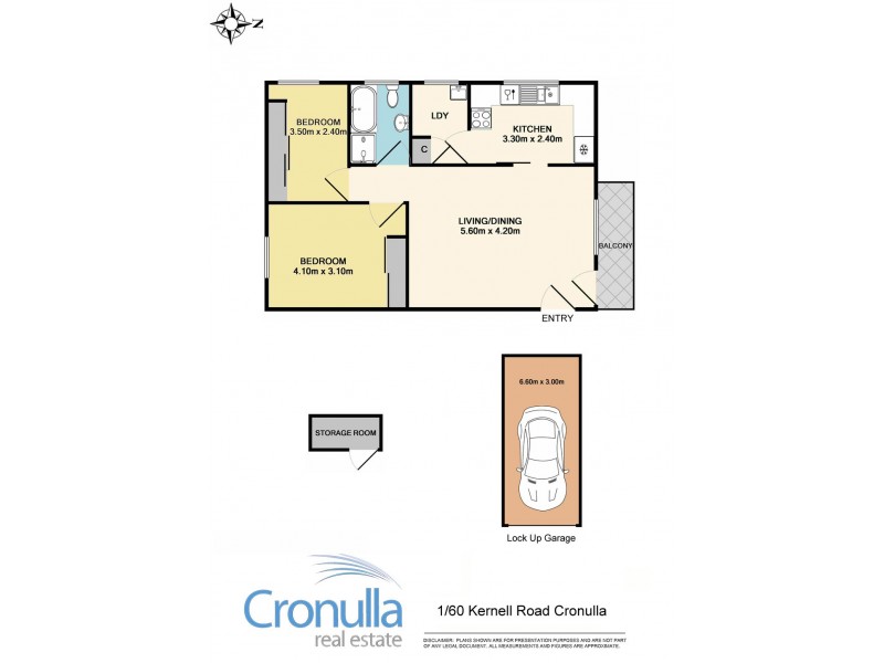 1/60 Kurnell Rd, Cronulla NSW 2230 Floorplan