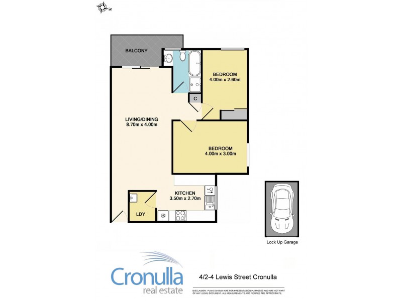 4/2-4 Lewis St, Cronulla NSW 2230 Floorplan