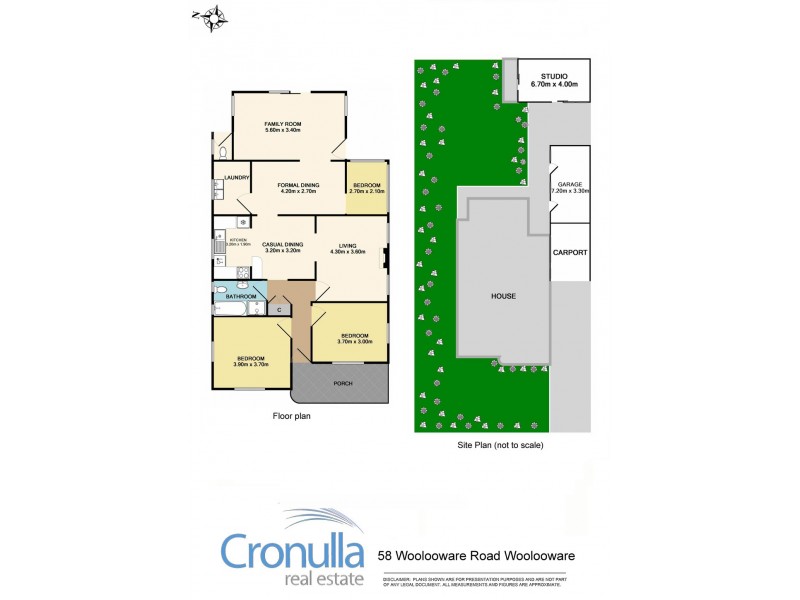 58 Woolooware Road, Woolooware NSW 2230 Floorplan