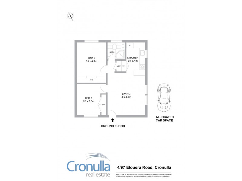 4/97 Elouera Road, Cronulla NSW 2230 Floorplan