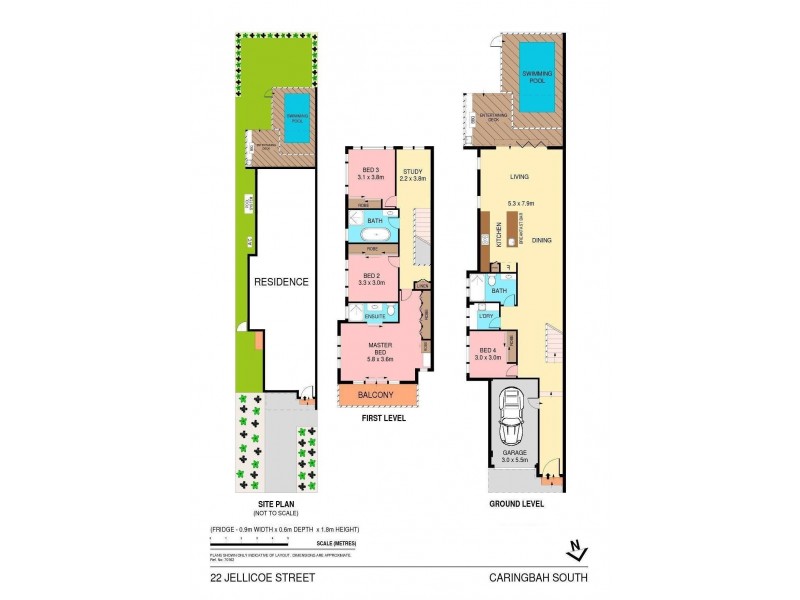 22a Jellicoe St, Caringbah South NSW 2229 Floorplan