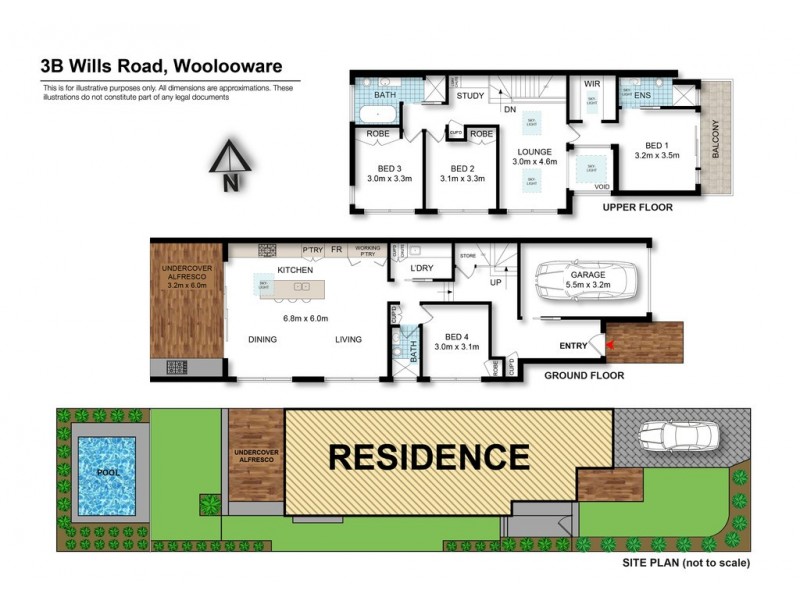 3b Wills Rd, Woolooware NSW 2230 Floorplan