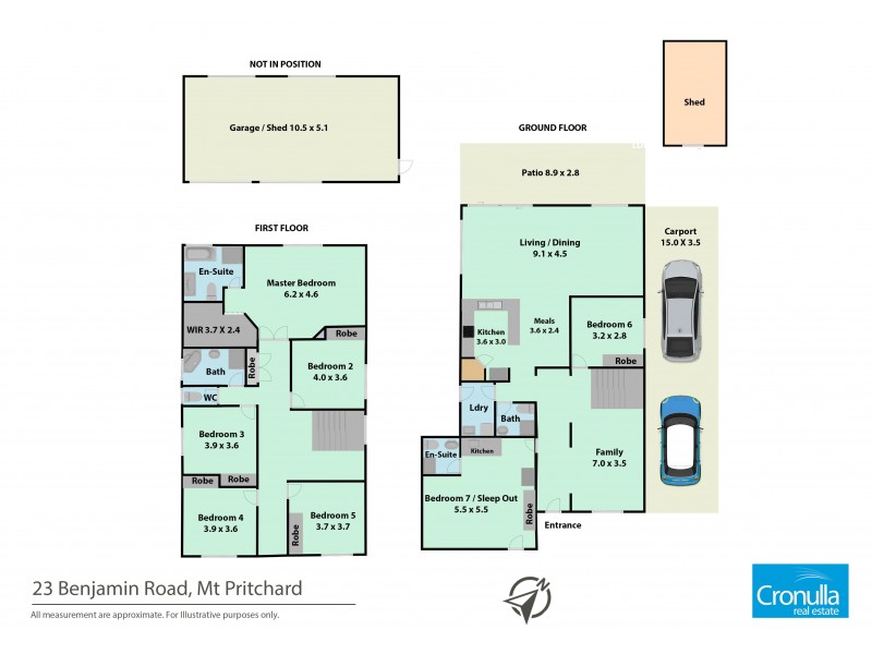 23 Benjamin Road, Mount Pritchard NSW 2170 Floorplan