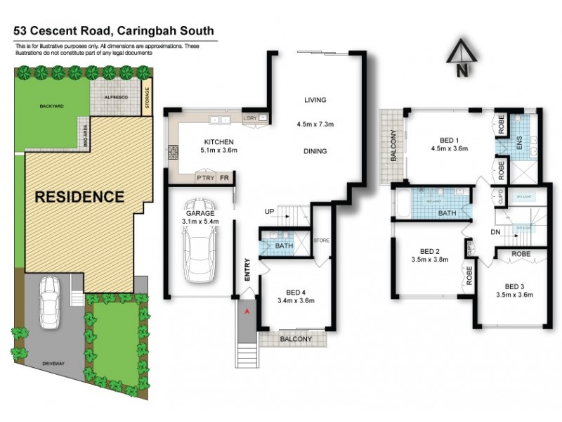 53 Crescent Rd, Caringbah South NSW 2229 Floorplan