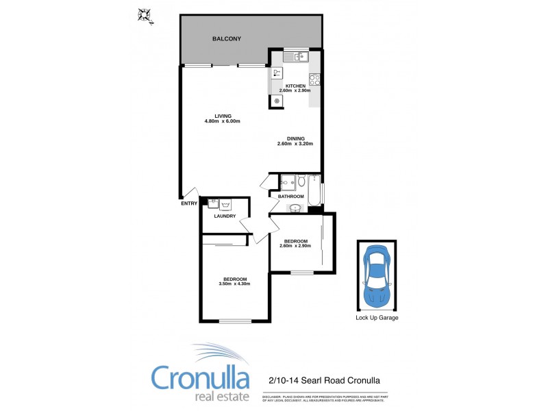 2/10-14 Searl Road, Cronulla NSW 2230 Floorplan