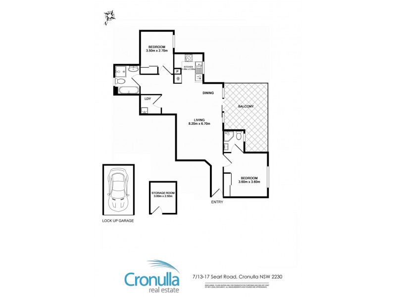 7/13-17 Searl Road, Cronulla NSW 2230 Floorplan