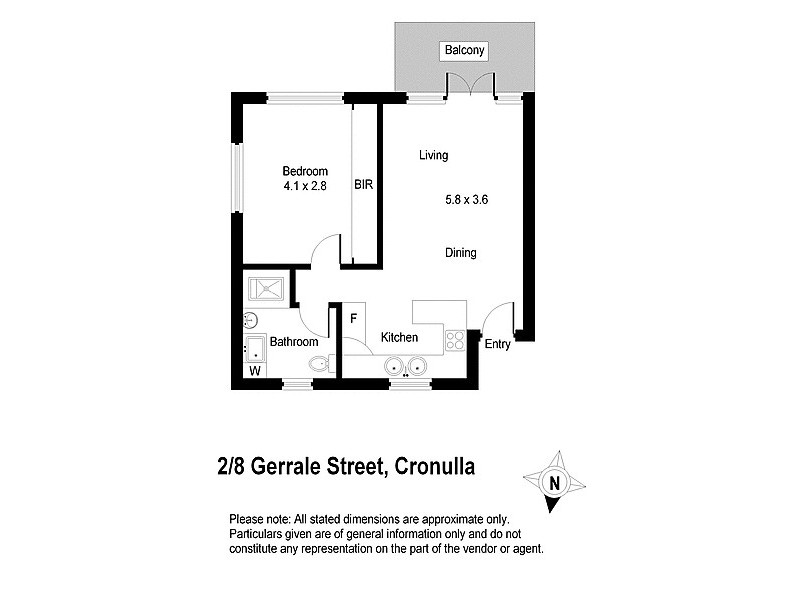 2/8 Gerrale Street, Cronulla NSW 2230 Floorplan
