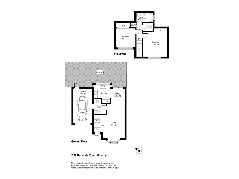 2/37 Karimbla Road, Miranda NSW 2228 Floorplan